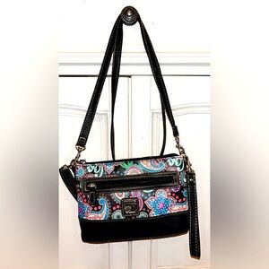 Stone Mountain faux leather floral purse